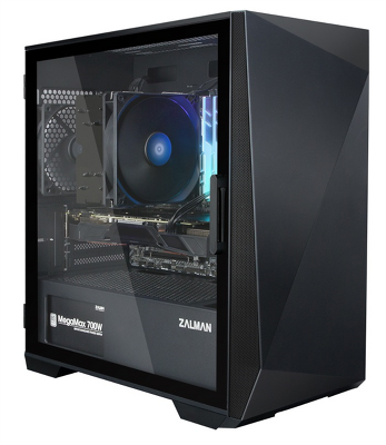 Корпус ZALMAN Z1 ICEBERG, MATX, BLACK, WINDOW, 2xCOMBO (3.5