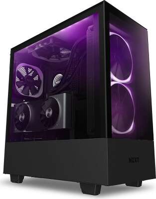 Корпус NZXT H510 Elite Black, черный, ATX, Без БП (CA-H510E-B1)