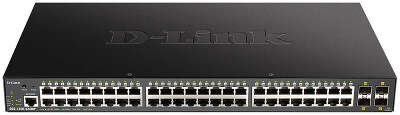 Коммутатор D-link DGS-1250-52XMP, 48x1000, SFP+ 4x10000