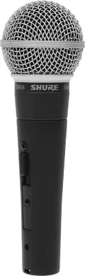 Микрофон проводной Shure SM58SE черный/серебристый