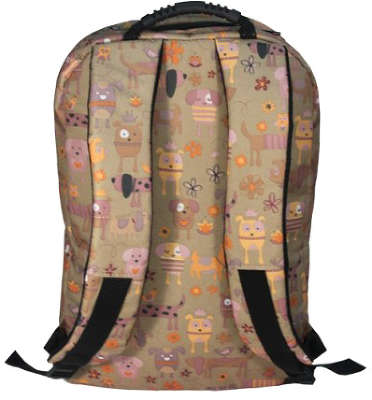 Рюкзак для ноутбука 15.6" VIVACASE Doggy, оксфорд, коричневый (VCN-BDG15-br)