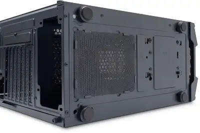 Корпус Оклик OCC-MD302 черный без БП ATX 6x120mm 2xUSB2.0 1xUSB3.0 audio bott PSU