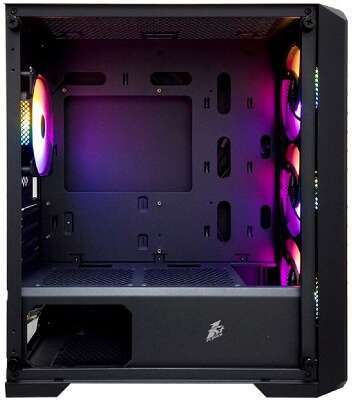 1STPLAYER TRILOBITE T5 Black / mATX, TG / 4x120mm LED fans inc. / T5-BK-4F1