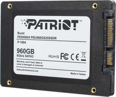 Твердотельный накопитель SATA3 960Gb [PBU960GS25SSDR] (SSD) Patriot BURST