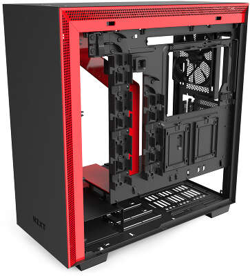 Корпус NZXT H710i Black/red, черный, ATX, Без БП (CA-H710I-BR)