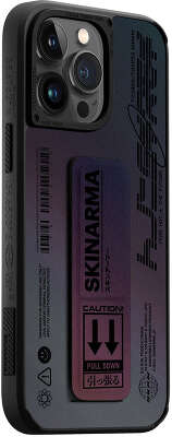 Чехол для iPhone 14 Pro Max SKINARMA KIRA KOBAI with Grip stand Hologram Purple [SK-IP14PM-KKOBAI-HOL]