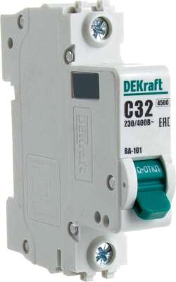 Авт. выкл. 1Р 16А х-ка C ВА-101 4,5кА DEKraft