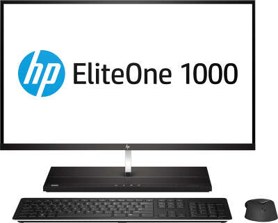 Моноблок HP EliteOne 1000 G2 AiO 27" UHD i5 8500/8/1000/WF/BT/Cam/Kb+Mouse/W10Pro,черный (4PD66EA)
