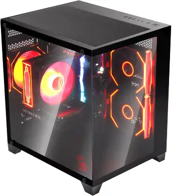 Корпус Bloody BD-CC105 черный без БП mATX 5x120mm 1xUSB2.0 1xUSB3.0 audio bott PSU