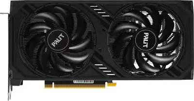 Видеокарта Palit PCI-E 4.0 PA-RTX4060 DUAL OC NVIDIA GeForce RTX 4060 8Gb 128bit GDDR6 1830/17000 HDMIx1 DPx3 HDCP Ret