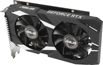 Видеокарта Asus PCI-E 4.0 DUAL-RTX3050-O6G NVIDIA GeForce RTX 3050 6Gb 96bit GDDR6 1507/14000 DVIx1 HDMIx1 DPx1 HDCP Ret