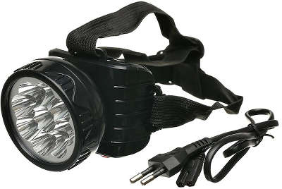 Налобный светодиодный фонарь аккумуляторный Трофи Акку TG9 4V0.9Ah, 9xLED, ЗУ 220V