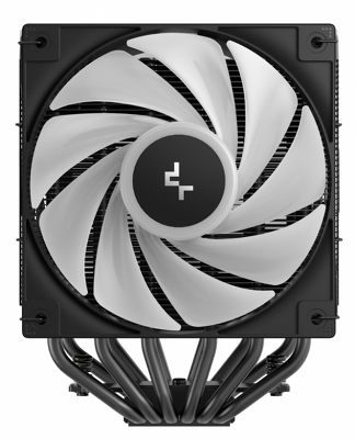 Кулер для процессора DEEPCOOL AG620 BK ARGB V2 LGA20XX/1700/1200/115X/AM5/AM4 (9шт/кор, TDP 260W, PWM, ARGB DUAL Fan 120mm, 6 тепл. трубок, черный) RET
