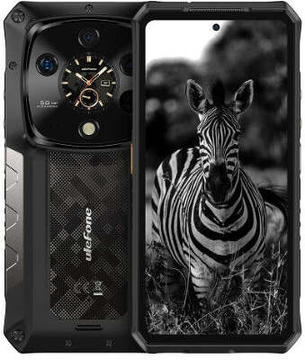 Смартфон Ulefone Armor 28 Ultra TH 16+1TB Black/6.67” AMOLED FHD+/1.04” 340x340/MTK9300+/And15/50+50+64+ThermoVue T2/50/10600mAh/5G/uSmart