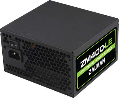 Блок питания 400W Zalman [ZM400-LE], ATX 2.3