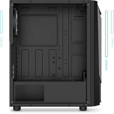 Корпус MSI MAG SHIELD 110R, черный, ATX, Без БП (749941)