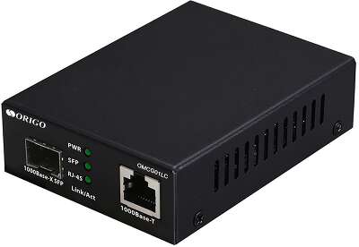 Медиаконвертер ORIGO OMCG01LC/A1A 1000Base-T / 1000Base-X SFP