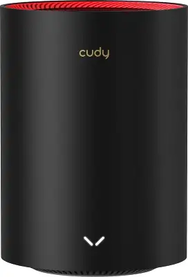 Бесшовный Mesh роутер Cudy M3000 (M3000(1-PACK)) AX3000 100/1000/2500BASE-T черный