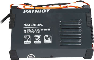 Сварочный аппарат Patriot WM230DVC инвертор ММА 10.7кВт (кейс в компл.)