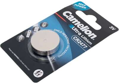 Camelion CR2477 BL-1 (CR2477-BP1, батарейка литиевая,3V) (1 шт. в уп-ке) 