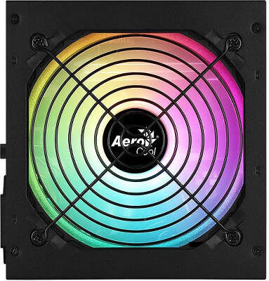 Блок питания Aerocool ATX 750W KCAS PLUS GOLD 750W RGB 80+ gold (20+4pin) APFC 120mm fan color LED 8xSATA RTL