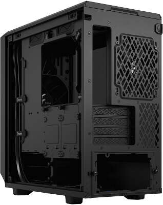 Корпус Fractal Design Meshify 2 Mini Black TG Dark Tint, черный, mATX, Без БП (FD-C-MES2M-01)
