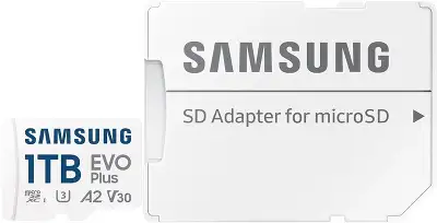 Флеш карта microSDXC 1TB Samsung MB-MC1T0SA EVO Plus V30 A2 + adapter