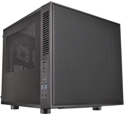 Корпус Thermaltake Case Suppressor F1, window, Black, w/o PSU, mITX