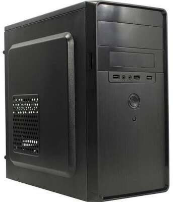 Exegate EX286426RUS Корпус Minitower ExeGate BA-309-450W-8 (mATX, БП AA450 с вент. 8см, 2*USB, HD аудио, черный)