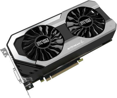 Видеокарта Palit PCI-E PA-GTX1060 JETSTREAM 6G nVidia GeForce GTX 1060 6144Mb GDDR5