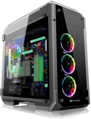 Корпус Thermaltake View 71 Tempered Glass RGB, черный, EATX, Без БП (CA-1I7-00F1WN-01)