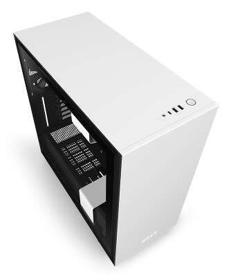 Корпус NZXT H710, черный/белый, ATX, Без БП (CA-H710B-W1)