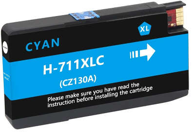 Струйный картридж NV Print 711 (NV-CZ130A) Cyan для HP Designjet T120/T520 (29 мл) совместимый