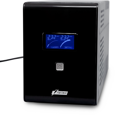 ИБП POWERMAN Smart Sine 2000, LCD, линейно-интерактивный, 2000ВА, 1400Вт, 4 евророзетки с резервным питанием, USB, батарея 12В 9Ач 2 шт., 380мм х 158мм х 198мм, 12.7 кг./ UPS POWERMAN Smart Sine 2000, LCD, line-interactive, 2000VA, 1400W, 4 eurosockets wi