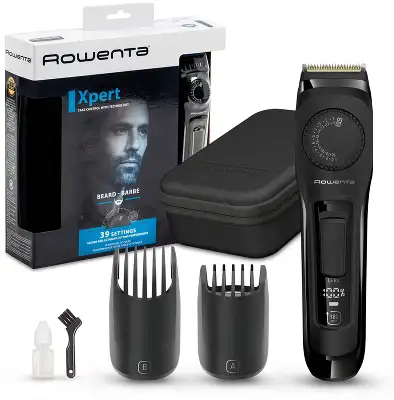Триммер Rowenta Expert TN3841F4 черный (насадок в компл:2шт)