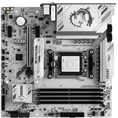 Материнская плата MSI B850M GAMING PLUS WIFI6E SocketAM5 AMD B850 4xDDR5 mATX AC`97 8ch(7.1) 2.5Gg RAID+HDMI+DP
