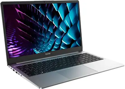 Ноутбук Tecno MegaBook K15SDA Ryzen 5 7430U 16Gb SSD512Gb AMD Radeon Graphics 15.6" IPS WUXGA (1920x1200) Windows 11 Home grey WiFi BT Cam 6060mAh (71003300493)