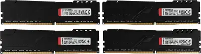 Память DDR4 4x32GB 3200MHz Kingston KF432C16BBK4/128 Fury Beast Black RTL Gaming PC4-25600 CL16 DIMM 288-pin 1.35В dual rank с радиатором Ret
