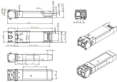 SNR SNR-SFP+W37-3