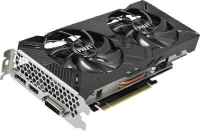 Видеокарта Palit nVidia GeForce RTX 2060 Dual OC 6Gb GDDR6 PCI-E DVI, HDMI, DP