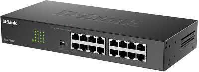 Коммутатор D-Link DGS-1016D/J1A Неуправляемый коммутатор с 16 портами 10/100/1000Base-T
