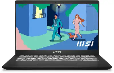 Ноутбук MSI Modern 14 C5M-012RU Ryzen 5 5625U 16Gb SSD512Gb AMD Radeon Graphics 14" IPS FHD (1920x1080) Windows 11 Home black WiFi BT Cam (9S7-14JK12-012)