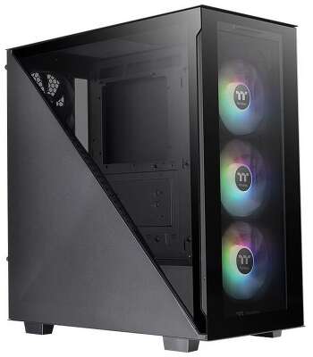 Корпус Thermaltake Divider 300 TG ARGB CA-1S2-00M1WN-01 Black/Win/SPCC/Tempered Glass*2/120mm Standard Fan*1/120mm CA-1S2-00M1WN-01 ARGB Fan*3 (527453)