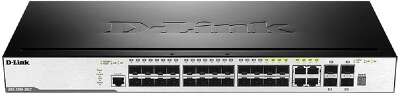 D-Link DGS-3000-28SC/A1A Управляемый L2 стекируемый коммутатор с 20 портами 100/1000Base-X SFP, 4 комбо-портами 100/1000Base-T/SFP и 4 портами 10GBase-X SFP+
