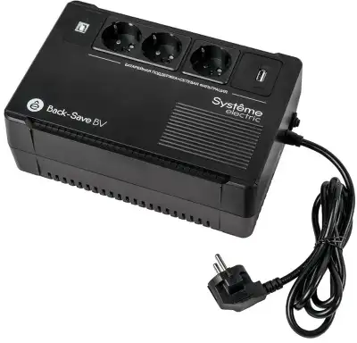 Источник бесперебойного питания Systeme Electriс BV BVSE400RS 240Вт 400ВА черный