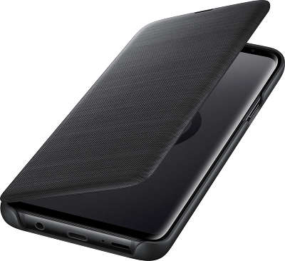 Чехол Samsung для Samsung Galaxy S9+ LED View Cover, черный (EF-NG965PBEGRU]