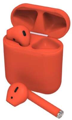 RITMIX RH-825BTH TWS red {Bluetooth 5.0 + EDR, сенсорное управление, 12 мм, 20-20000 Гц, 32 Ом, 35 мАч (наушники), 350 мАч}