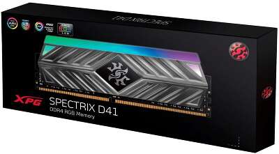 Модуль памяти ADATA XPG Spectrix D45G RGB AX4U36008G18I-ST41 8GB DDR4 3600 DIMM Non-ECC, CL18, 1.35V, RTL (934529)