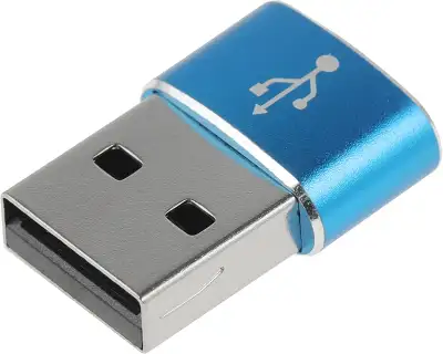 Адаптер Premier 6-071 USB 2.0 A(m) USB Type-C (f) синий (пакет)