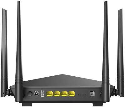Tenda V12 Двухдиапазонный Wi-Fi гигабитный VDSL/ADSL модем-маршрутизатор AC1200, 2,4/5 ГГц, до 1167 Мбит/с